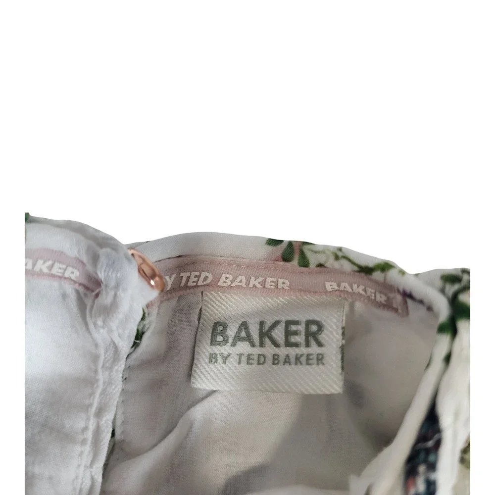 Baker‎ by Ted Baker Baby Girl Floral Butterfly Smocked Bubble Romper 3-6 Months